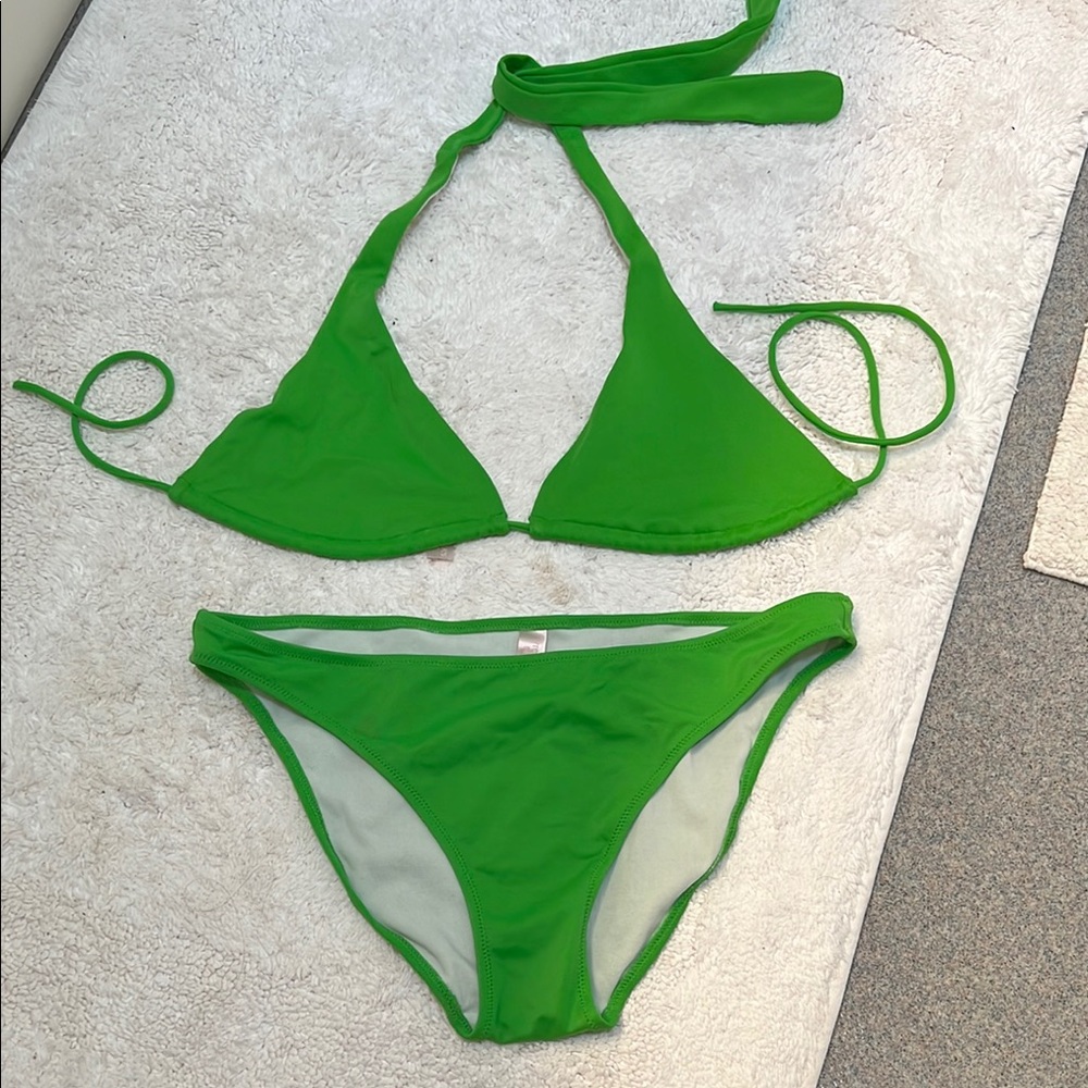Victoria’s Secret Vibrant Green Bikini Set